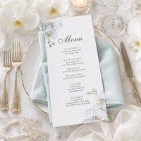 Moderne Elegante Wild Orchid Wedding