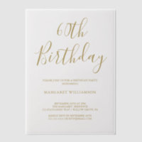 Moderne Eleganz 60. Geburtstag