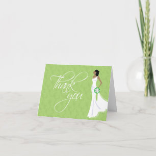 Moderne Eleganz Brautparty Dankeschön Dankeskarte