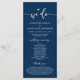 Moderne Eleganz, wir tun, Hochzeitsfeierlichkeiten Programm