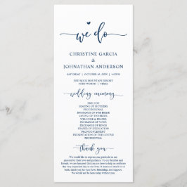 Moderne Eleganz, wir tun, Hochzeitsfeierlichkeiten Programm