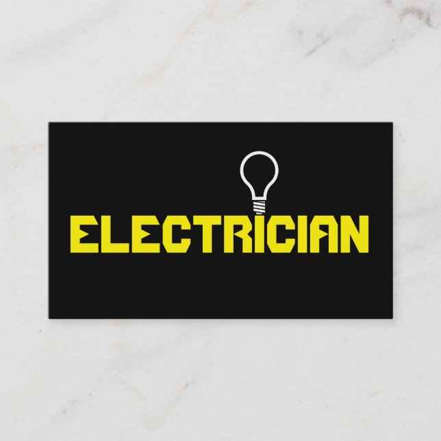 Moderne Elektrizitätsgesellschaft Visitenkarte (Vorderseite)