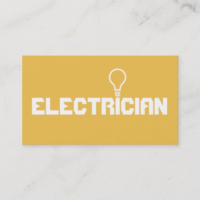 Moderne Elektrizitätsgesellschaft Visitenkarte (Vorderseite)