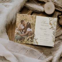 Moderne Elfenbein & Gold ⎮Rose Elegante Hochzeit
