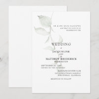 Moderne Eltern von Foliage Bride, die sich einlade