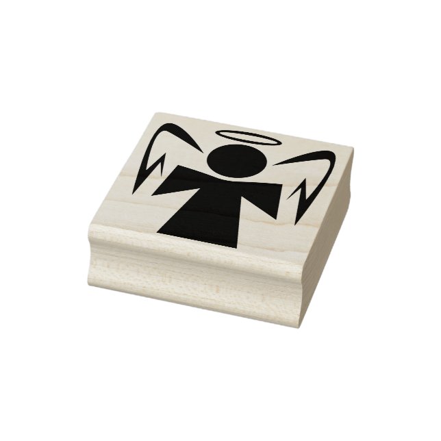 moderne Engelkunst-Briefmarke Gummistempel (Stempel)