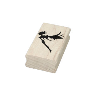 moderne Engelkunst-Briefmarke Gummistempel