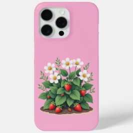 Moderne Erdbeerpflanze iPhone/iPad-Hülle Case-Mate iPhone Hülle