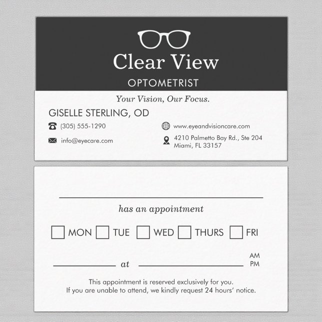 Moderne Erinnerung an einen Termin beim Optiker (Von Creator hochgeladen)