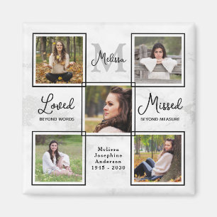 Moderne Erinnerung - Einzigartige FotoCollage Magnet