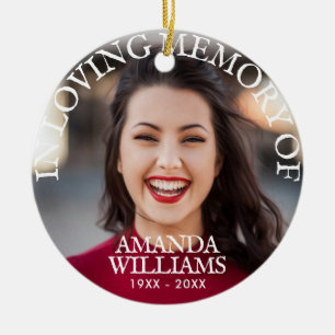 Moderne Erinnerungsbewahrungen im Foto Keramik Ornament