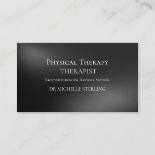 Moderne Erinnerungskarte für Physiotherapie-Termin Visitenkarte