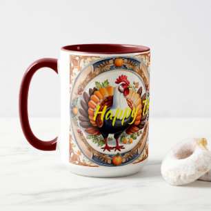 Moderne Erntedank Pumpkin Herbstkollektion Tasse