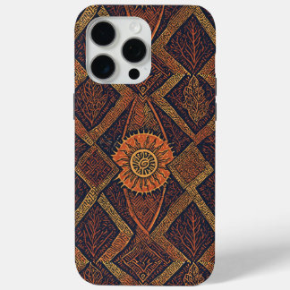 Moderne ethnische Batik-inspirierte Muster Case-Mate iPhone Hülle