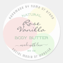 Moderne Etiketten für das Verpacken von Vorlagenpr