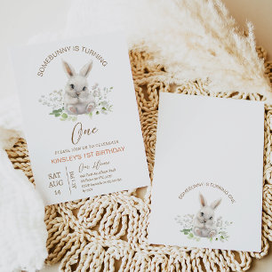 Moderne etwas Sonne macht einen 1. Geburtstag Einladung