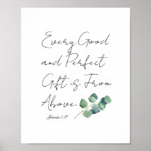 Moderne Eucalyptus Scripture Art Baby Girl Kinderz