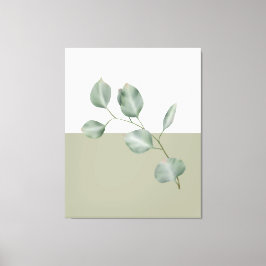Moderne Eukalyptus Colorblock Quad Panels Leinwanddruck