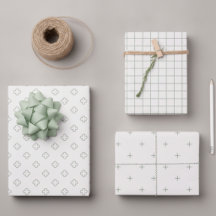Moderne Eukalyptus-Salbei-Geschenkverpackungskoord