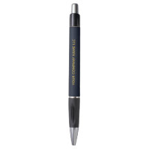 Moderne Executive Navy Blau & Gold Firmenstift