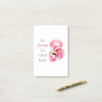 Moderne exotisch rosa Aquarellfärbung mit Zitat