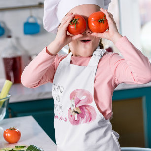 Moderne exotische Stand groß und sein fabelhaft Fl Kinderschürze