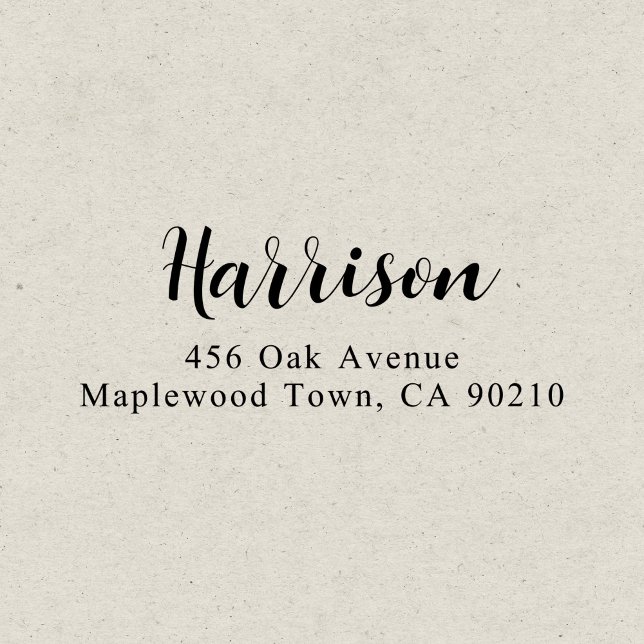 Moderne Extravagante Skriptkalligrafie Einfach Permastempel (Von Creator hochgeladen)