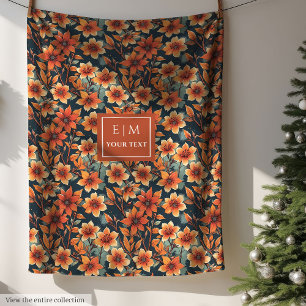 Moderne Fall Terracotta Blume tief grüne Decke
