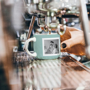 Moderne Familenfoto-Münze Einfach Schönes Geschenk Espressotasse