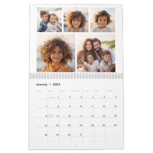 Moderne Familie 60 Foto - 5 pro Monat - Custom Kalender
