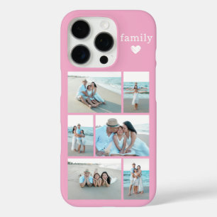 Moderne Familie 6 Foto Rosa iPhone 16 Pro Hülle