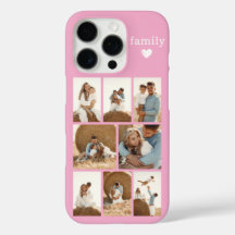 Moderne Familie 8 Foto Rosa
