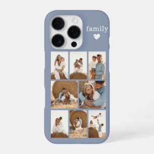 Moderne Familie 8 Foto Staubblau iPhone 16 Pro Hülle