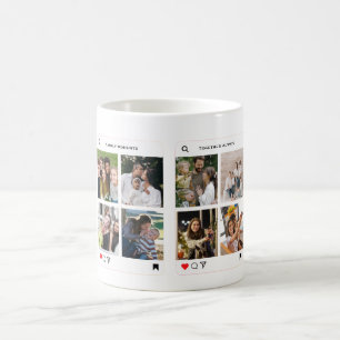 Moderne Familie 8 Fotos einfache Instagram-Optik Kaffeetasse