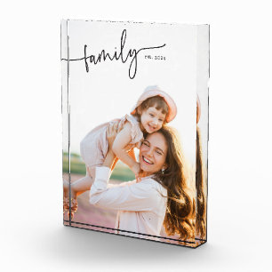 Moderne Familie Fotoblock