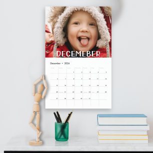 Moderne Familie Vollständiges Foto Süß Handgeschri Kalender