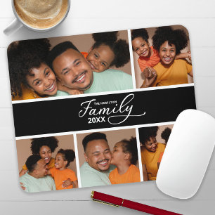Moderne Familien-Foto-Collage-Mauspad Mousepad