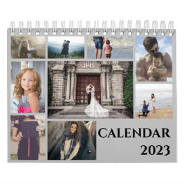 Moderne Familienfoto Collage 2023 Kalender