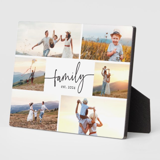 Moderne Familienfoto Fotoplatte (Seite)