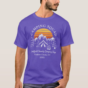 Moderne Familienurlaub-Passende Dad-Camping-Kleidu T-Shirt