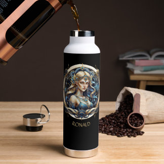 Moderne Fantasy Jungfrau Star Signatur-Skript Virg Trinkflasche