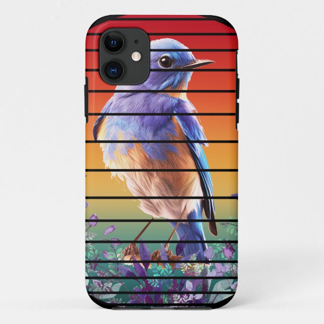 MODERNE FARBBIRD IN BLOSSOM SONNENGESCHMACK Case-Mate iPhone HÜLLE (Rückseite)