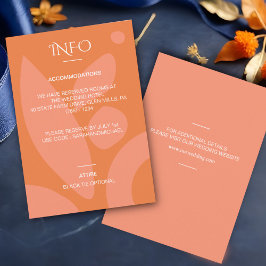 Moderne Farben Collage, Unterkunft Begleitkarte