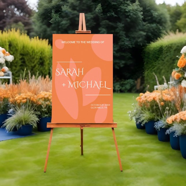 Moderne Farben Collagen Seating Chart Poster (Von Creator hochgeladen)