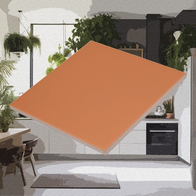 Moderne Farben - erdig orange Lila Keramik Tile Fliese (Von Creator hochgeladen)