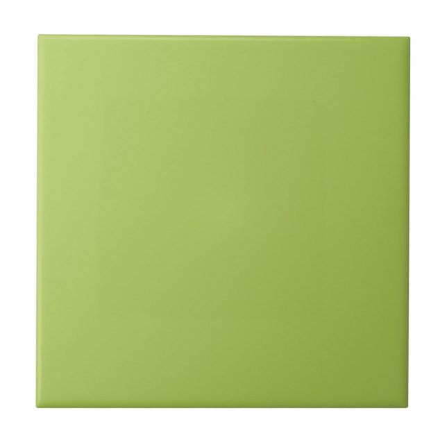 Moderne Farben - Helle, apfelgrüne Keramik Tile Fliese (Vorderseite)