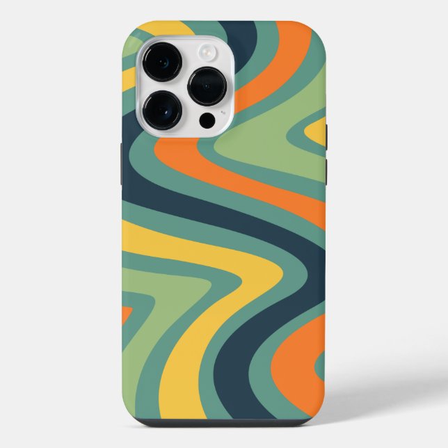 Moderne Farben iPhone Hülle (Rückseite)