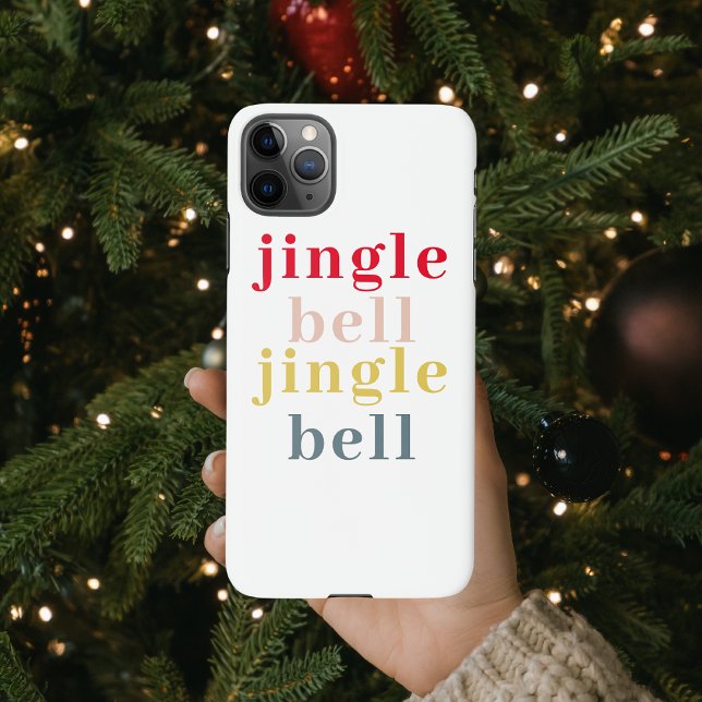 Moderne Farben Jingle Bell Jingle Bell iPhone Hülle (Von Creator hochgeladen)