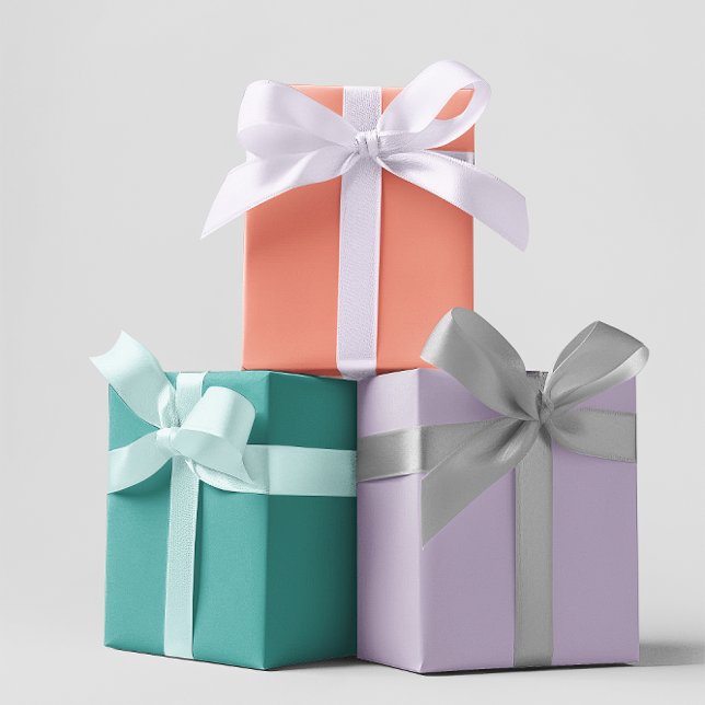 Moderne Farben - Set 3 Verpackungspapierblätter Geschenkpapier Set (Von Creator hochgeladen)