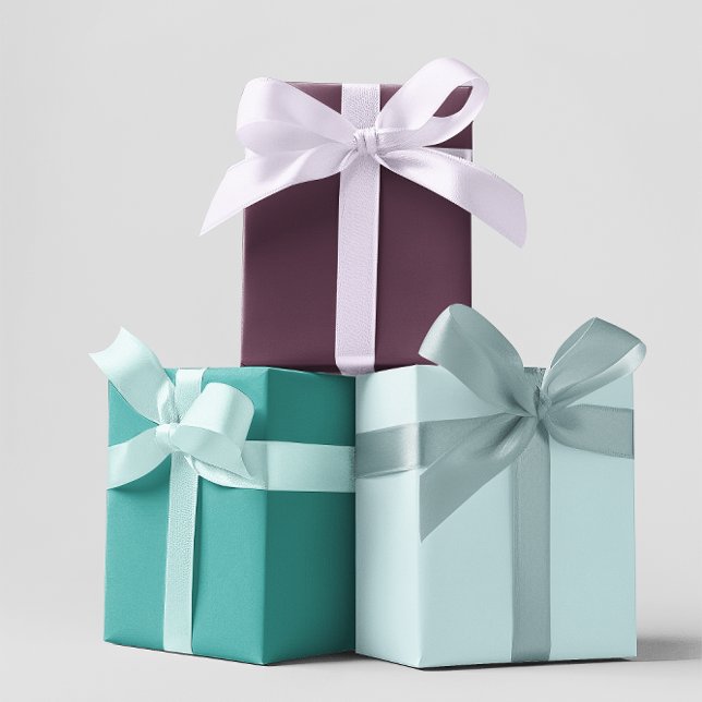 Moderne Farben - Set 6 Verpackungspapierblätter Geschenkpapier Set (Von Creator hochgeladen)